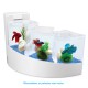 Aquarium Aqua Falls - Kit complet - Blanc