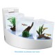 Aquarium Aqua Falls - Kit complet - Blanc